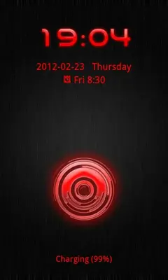 GO Locker Theme Red Tech android App screenshot 0