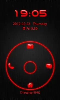 GO Locker Theme Red Tech android App screenshot 3